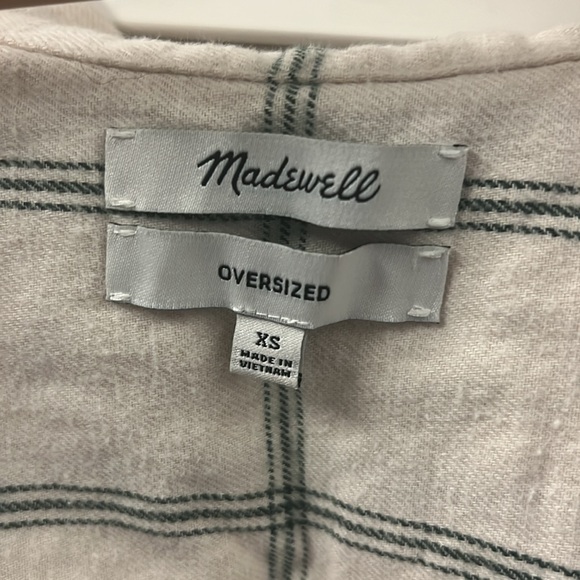 Madewell Oversized Flannel Shirt - Picture 5 of 6